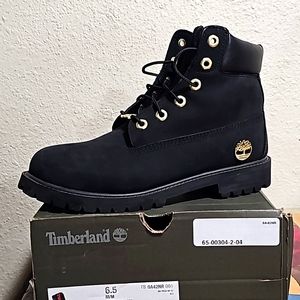 Black Timberland 6.5 Junior's waterproof